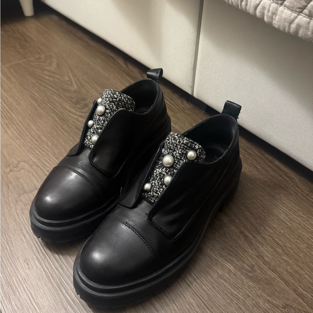 Lug Sole Platform Loafers